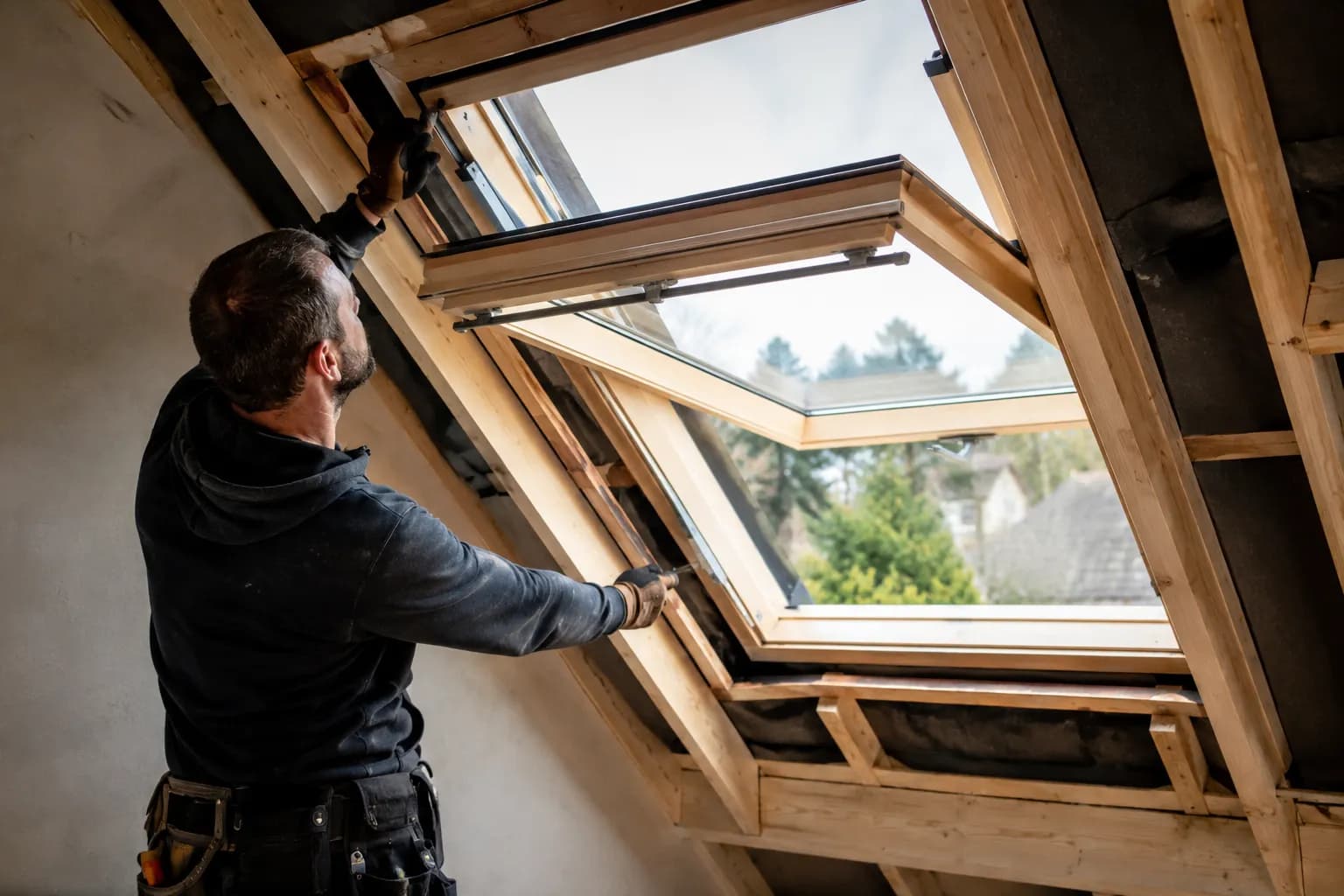 Pose de Velux - service professionnel
